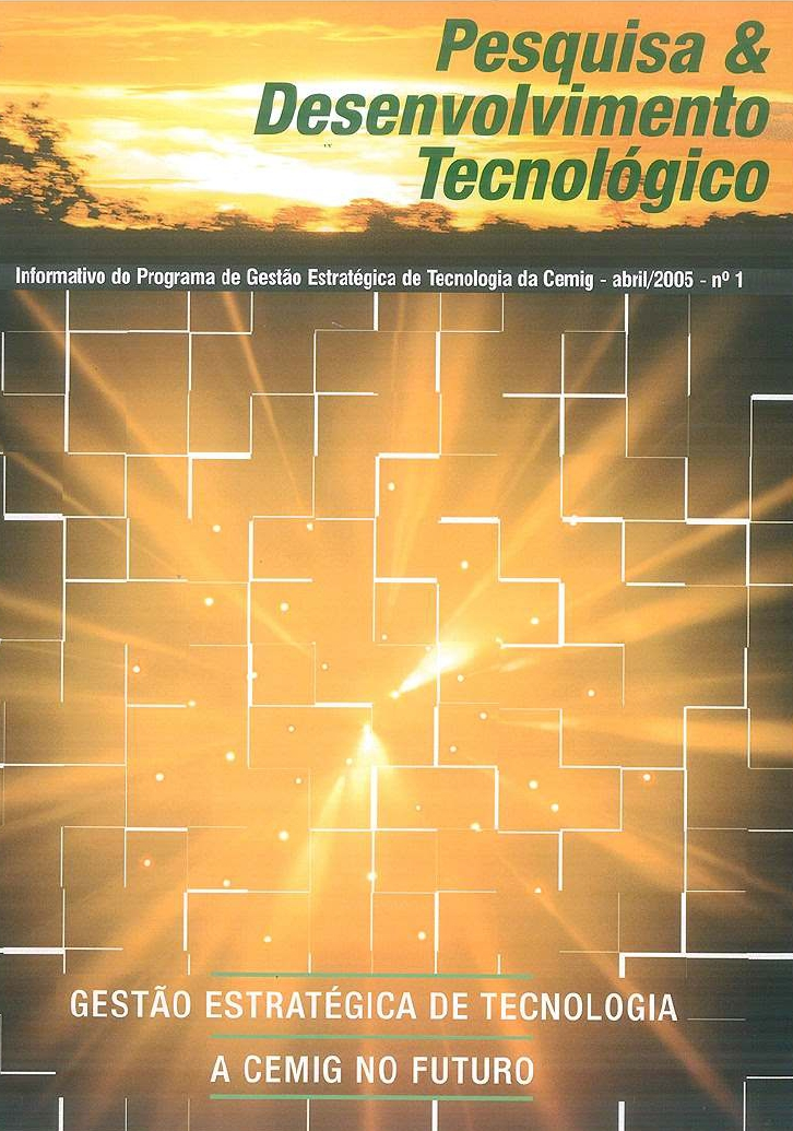 Informativo do programa de gestão estratégica de tecnologia da cemig – ano 2005 / edição nº1
