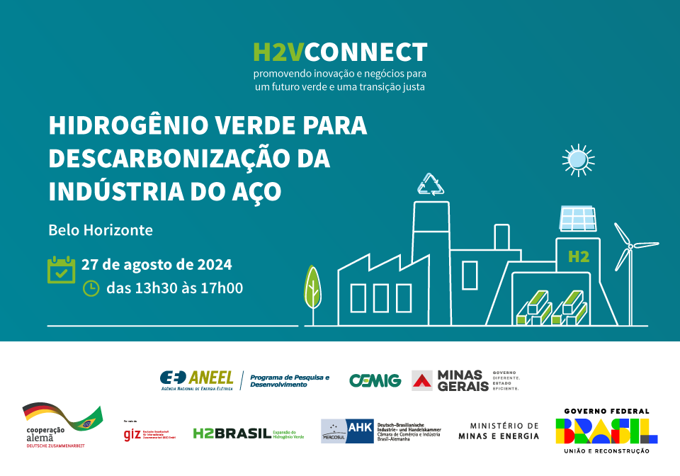 Belo Horizonte sedia evento sobre o uso do hidrogênio verde para a descarbonização da indústria do aço